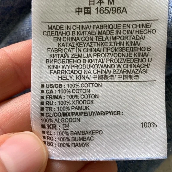 Gap blue heathered blue hoodie sweatshirt size medium - Picture 5 of 8